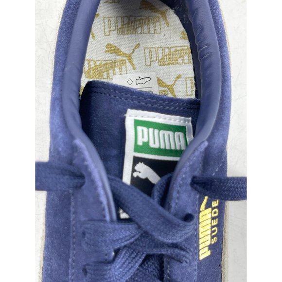 Puma Men's Classic Xxi Sneakers Blue Suede Casual Low Top Lace Up US Size 7.5 - Picture 12 of 16